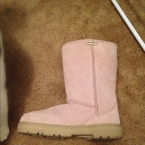 Bear paw mid calf boots