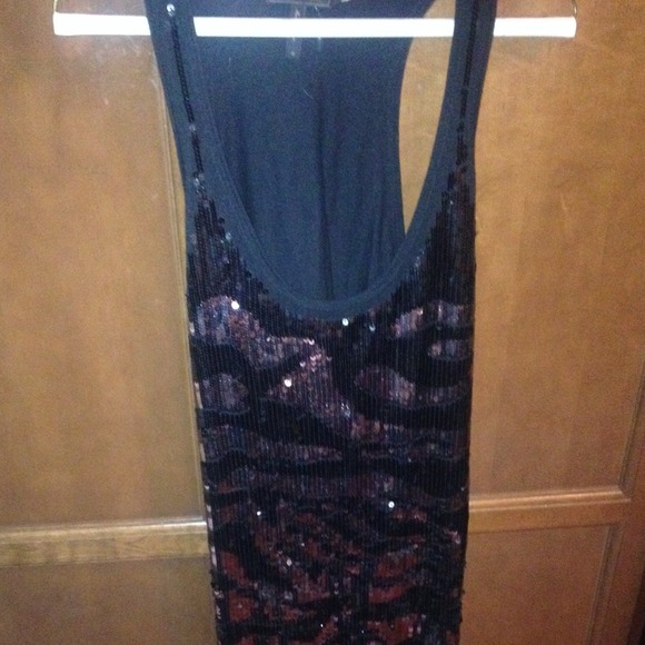 Sequined tank