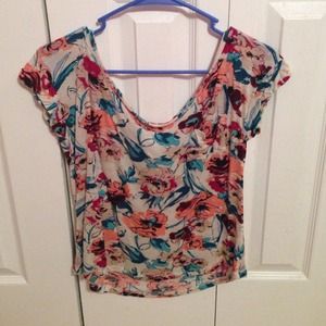 Charlotte Russe flower top