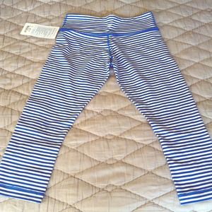 SOLD Lulu classic stripe blue crops
