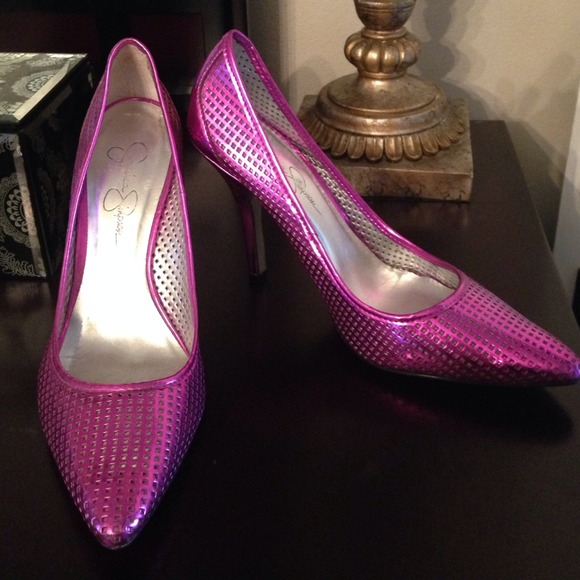 Jessica Simpson pink heels worn 2 times.. Perfect