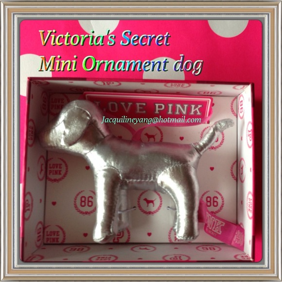 Victoria's Secret Mini Silver Ornament in the box