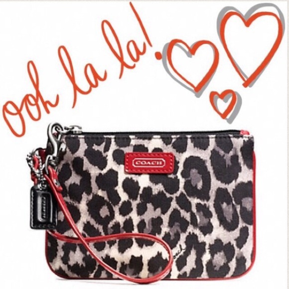 Coach Clutches & Wallets - Auth Coach Ocelot Wristlet❤️