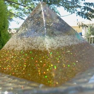 Specially made organic pyramid