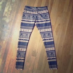 Fleece leggings