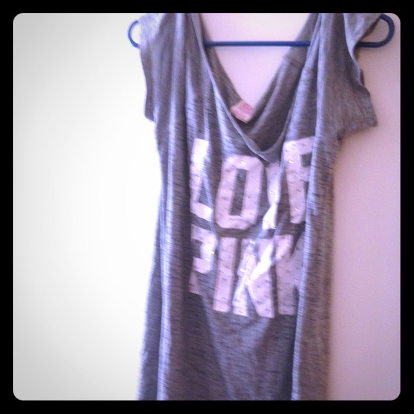 Gray night shirt from Victoria's Secret