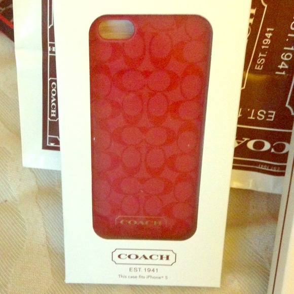 Coach Accessories - Bundle🎀NEW🎀 Coach iPhone 5 case