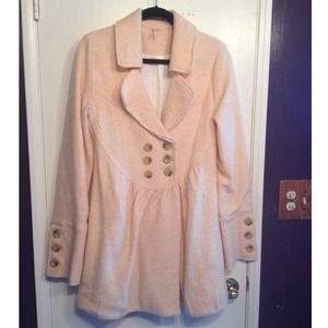 REDUCED!!! NEW Free People Baby Pink Coat