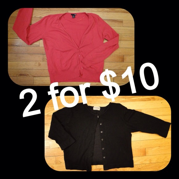 2 Medium Cardigans Bundle
