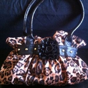 Leopard Print Handbag