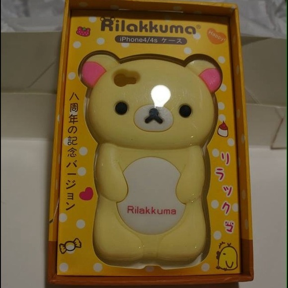 Rilakkuma Bear Silicone iPhone 4 Case - Picture 2 of 4