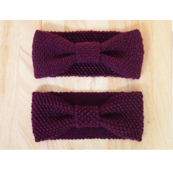 100% Pure New Wool Knit Head Wrap Headband Warmer - Picture 4 of 4