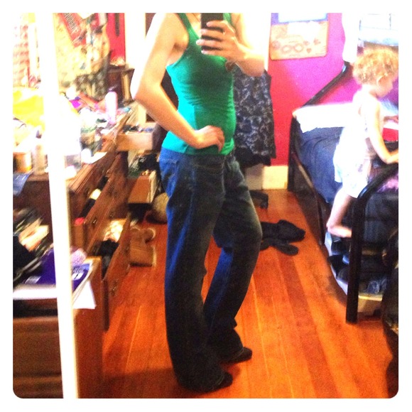 Abercrombie and Fitch boyfriend jeans