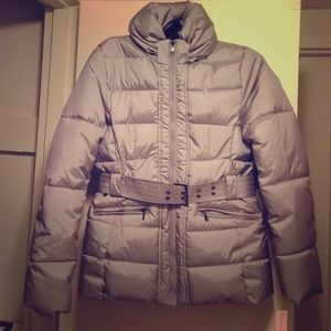 Silver puffy jacket NWT from NY & co.