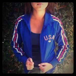 Blue USA jacket size s-m