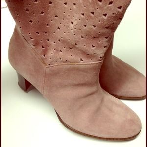 FURLA Leather Pink Tone Boots