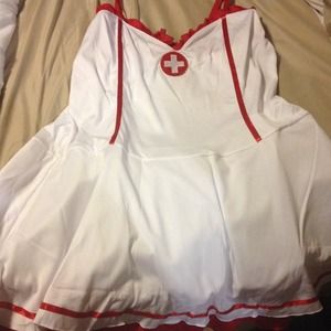Naughty Nurse Dress 1/2 X Pure Romance