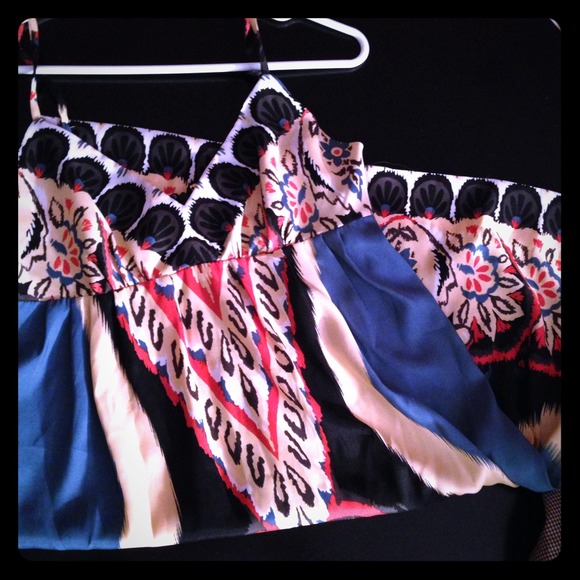 NEW Rampage Satin Print Silky Dress - Picture 1 of 4