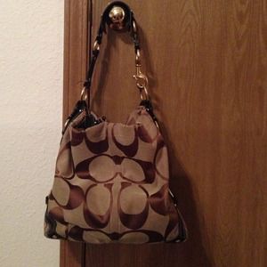 Well Loved Brown Coach handbag