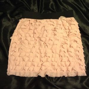 RUFFLE SKIRT pastel pink ✨👗