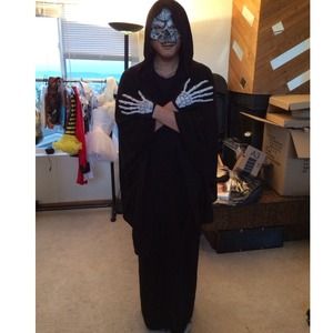 Grim Reaper Halloween Costume for Adult Men