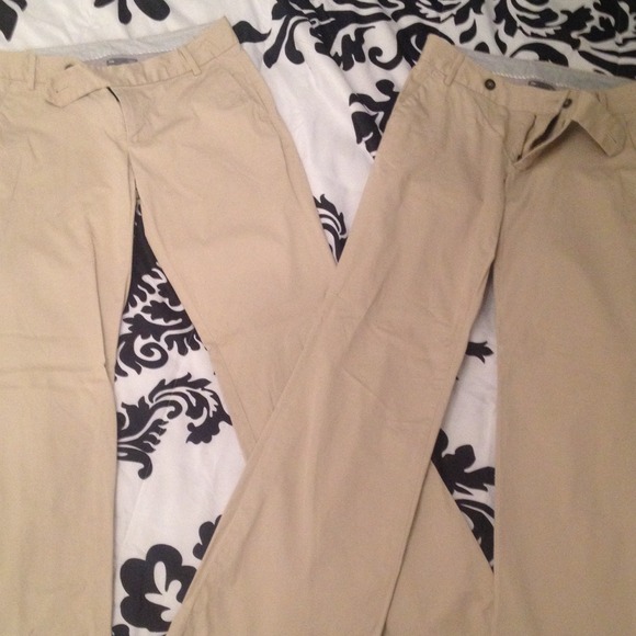 2 pairs of Khaki pants