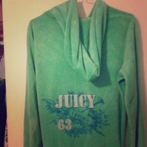 Juicy terry cloth zip up