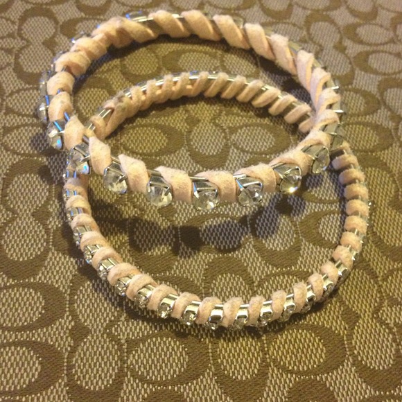 Cute light pink bracelets