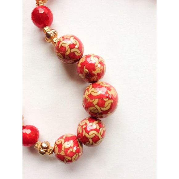 | new | Anthropologie Beaded Necklace - Picture 2 of 4