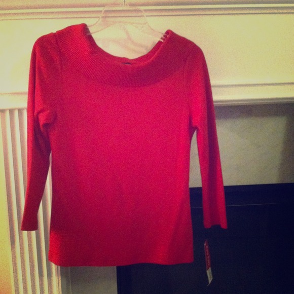New Bright Red Sweater