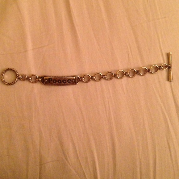 Lucky Brand peace bracelet