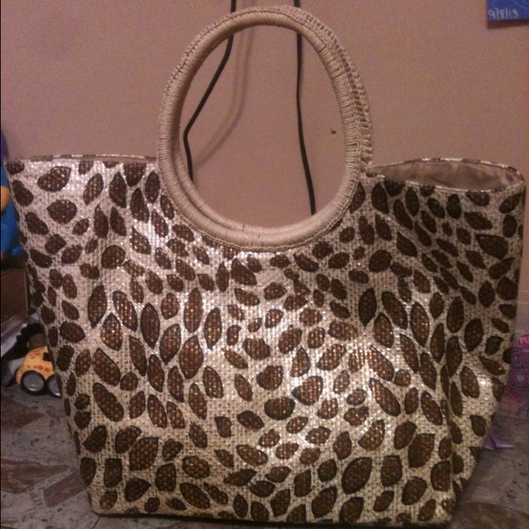 Large Leopard Tote Bag