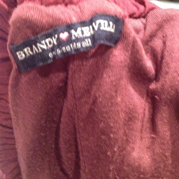 ❌TRADED❌Brandy Melville maroon skirt - Picture 2 of 3