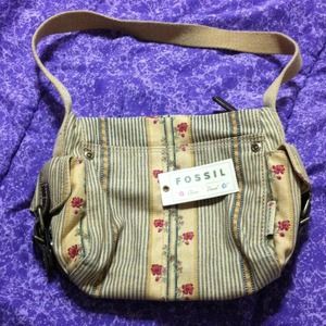 Striped Frisco Mini Purse Fossil