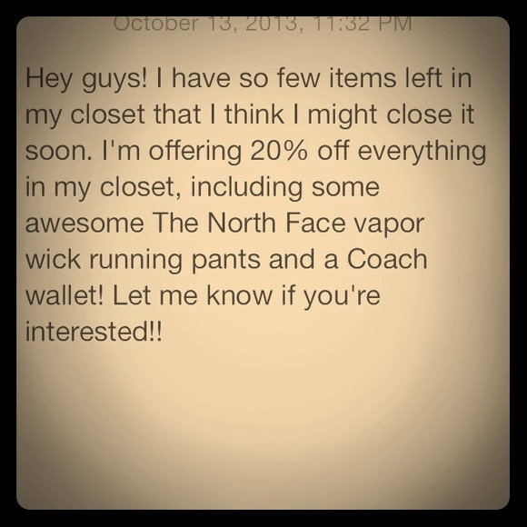Closing closet sale!!
