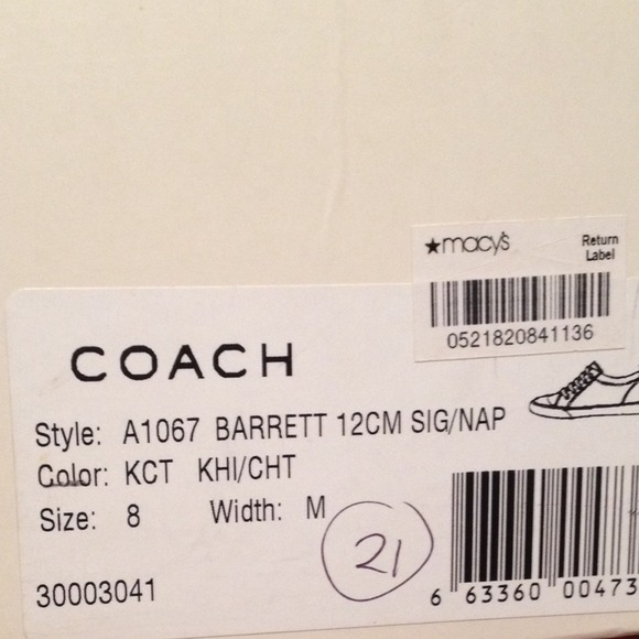COACH SHOES SIZE 8 👍😍 🚫REDUCED🚫