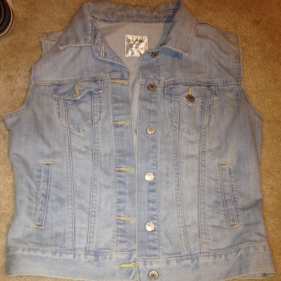 Light Denim Jean Vest