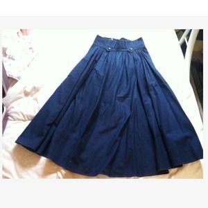 Vintage Jean Ankle length skirt