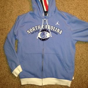 Jordan Brand North Carolina basketball zip-hoody.