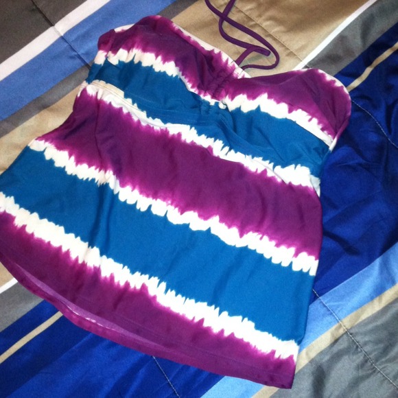 Merona Other - Cute tankini top Never Worn Purple/Teal Medium