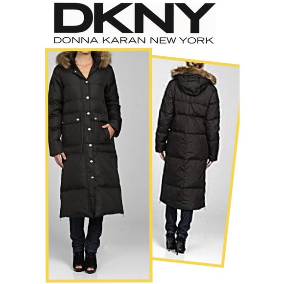 ⛔️RESERVED⛔️DKNY Women's Long Quilted Zip