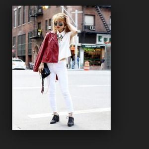 🎉HOST PICK🎉 Lovers & Friends Red Leather Jacket!