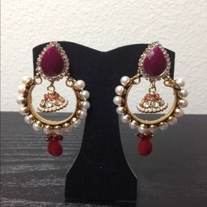 Antique indian Gold earrings