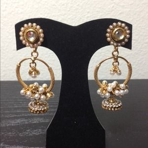 Antique indian Gold earrings