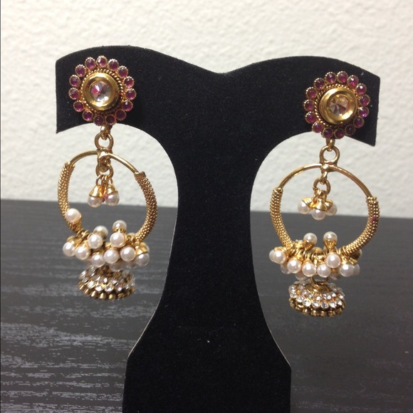 Antique indian Gold earrings