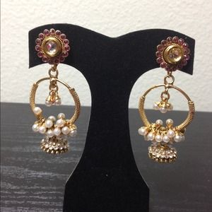 Antique indian Gold earrings