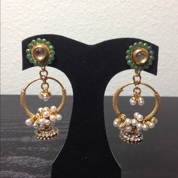 Antique indian Gold earrings