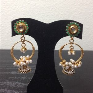 Antique indian Gold earrings