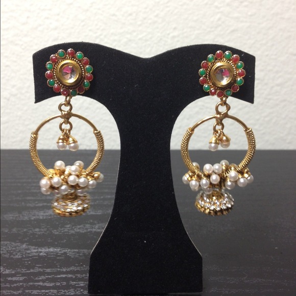 Antique indian Gold earrings