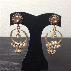 Antique indian Gold earrings